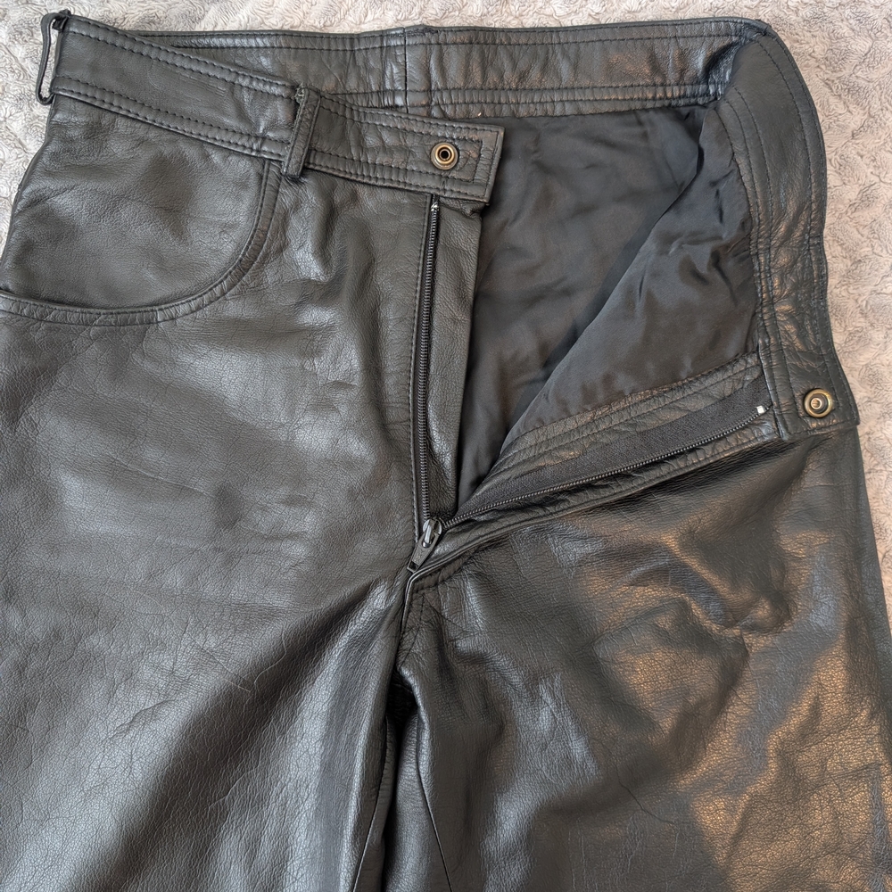 Women's Black Leather Pants Danier